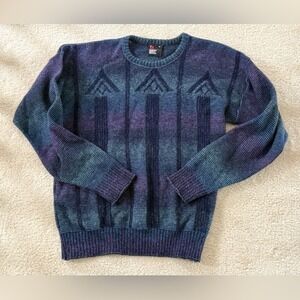Vintage Robert Bruce Sweater Wool Blend Cozy Winter Cottage Size M